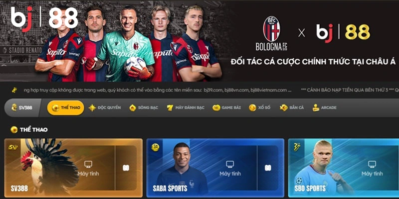 Hướng dẫn cách tham gia sảnh Sbobet BJ88